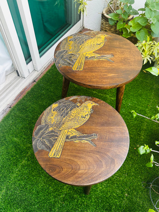 Aurora Eagle Mango Wood Table with Detachable Legs