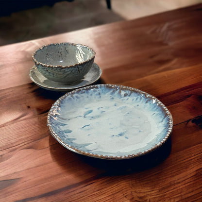 Alana stoneware large curry bowls - set of two