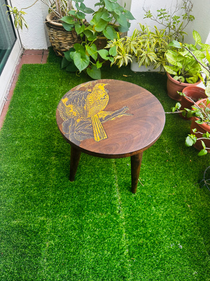 Aurora Eagle Mango Wood Table with Detachable Legs