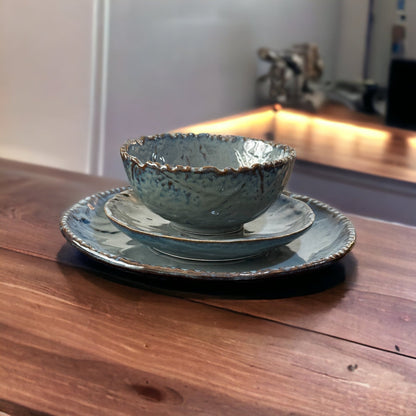 Alana stoneware large curry bowls - set of two