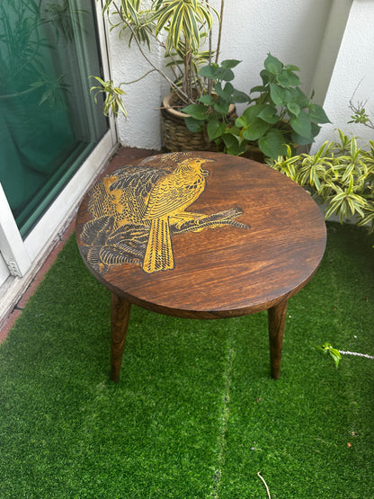 Aurora Eagle Mango Wood Table with Detachable Legs