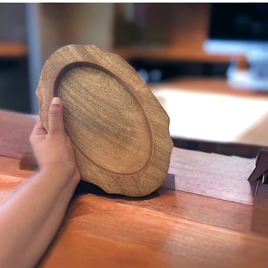 Mini rustic curvy platter - single