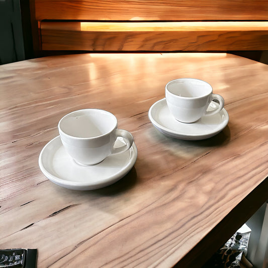 White PetitePleasure Cups & Sauce Set for 2