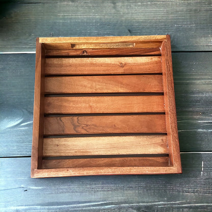 Acacia aura wooden tray - small size - single